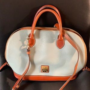 Dooney and Bourke Saffiano style satchel
